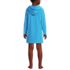 Kids Long Sleeve Hooded Front Pocket Terry Cloth Swimsuit Cover-Up, Back
