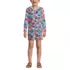 Kids Long Sleeve Hooded Front Pocket Terry Cloth Swimsuit Cover-Up, Front
