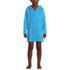 Kids Long Sleeve Hooded Front Pocket Terry Cloth Swimsuit Cover-Up, Front