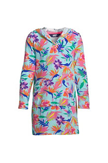 Girls' Hooded Terry Cover Up 