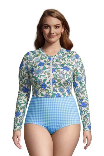 One Piece Swimsuits with Long Sleeves | Lands' End