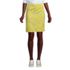 Women's Petite Mid Rise Elastic Waist Pull On Chino Skort, Front