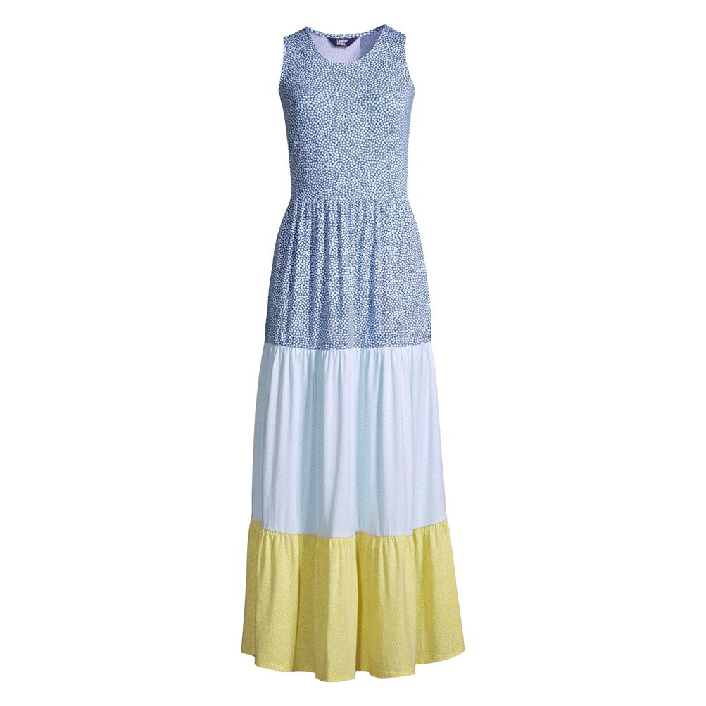 Women's Sleeveless Tiered Maxi Dress