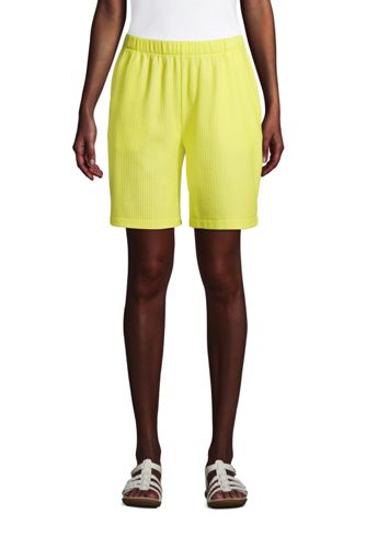 Women's Yellow Athletic Shorts