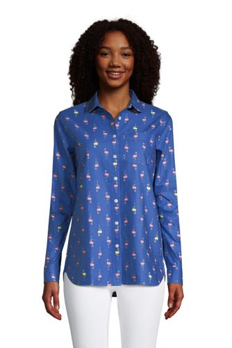 women's long sleeve collared shirts