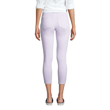 High Waist 7/8-Leggings-Jeans mit Stretch in Farbe für Damen image number 1