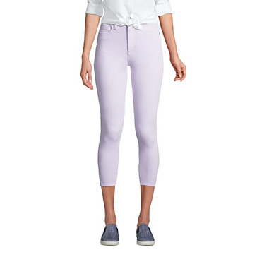 High Waist 7/8-Leggings-Jeans mit Stretch in Farbe für Damen image number 0