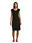 Women's Cap Sleeve Twist Front Fit and Flare Dress