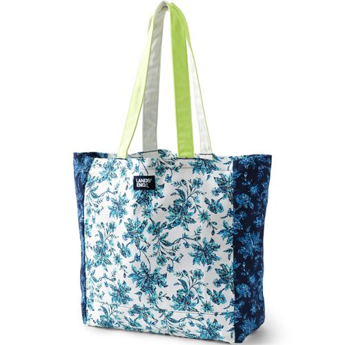 Lands' End Floral Tote Bags for Women