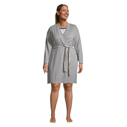 Plus Size Belted Robes Lands' End