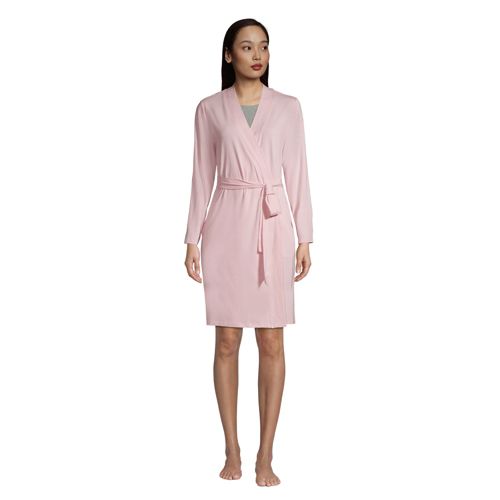 Women's Stretch Jersey Dressing Gown Lands' End