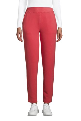 TOWED22 Sweat Pants For Womens,Women's Open Bottom Leg Sweatpants Bouquet  Mid-Waist with Pockets Loose Trousers Feet Sports Pants Red,L