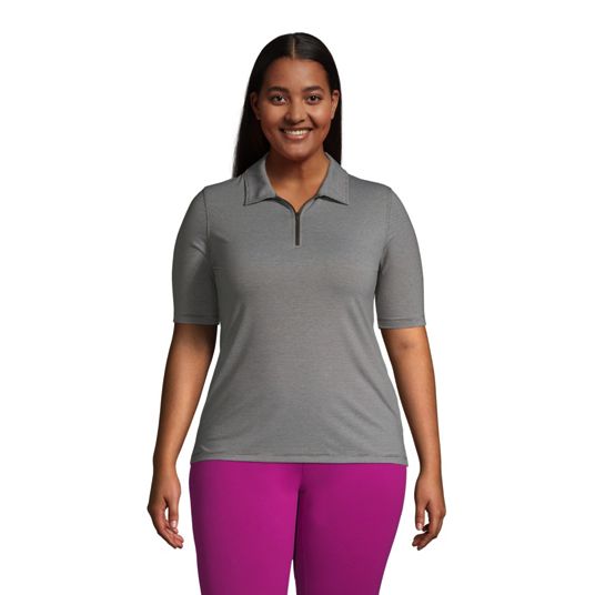 Plus Size Polo Shirts for Women Lands End