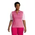 Women's Plus Size Moisture Wicking UPF Sun Elbow Sleeve Zip Front Polo Shirt, Front