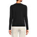 Women's Petite Fine Gauge Cotton Cardigan Sweater, Back