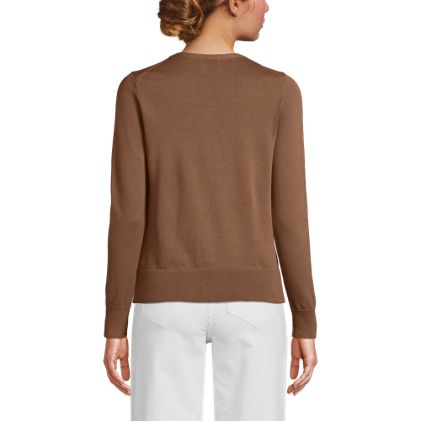 Women's Fine Gauge Cotton Cardigan Sweater - image 1