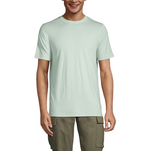 T-Shirt en Coton Supima à Manches Courtes, Homme Stature Standard