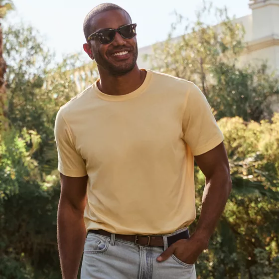 Men's Short Sleeve Cotton Supima Tee - primary