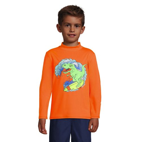 Speedo Boy's Long Sleeve Graphic Shark Swim Shirt - Ly Sports