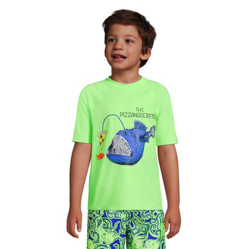 Short-Sleeve Swim UPF Rashguard for Boys