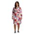 Women's Plus Size Cotton Poplin Button Front Shirt Dress, Front
