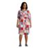 Women's Plus Size Cotton Poplin Button Front Shirt Dress, alternative image