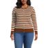 Women's Plus Size Fine Gauge Cotton Cardigan Sweater, Front