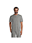 T-Shirt Henley Confort Manches Courtes, Homme Stature Standard