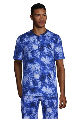mens short sleeve pajama shirt
