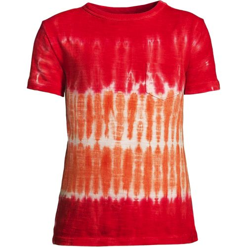 T-Shirt Flammé Tie Dye à Manches Courtes, Garçon