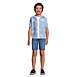 Kids Short Sleeve Poplin Camp Shirt, alternative image