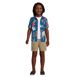 Kids Short Sleeve Poplin Camp Shirt, alternative image