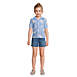 Kids Short Sleeve Poplin Camp Shirt, Front