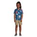 Kids Short Sleeve Poplin Camp Shirt, Front