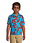 Kurzärmeliges Hemd aus Baumwoll-Popeline für Jungen