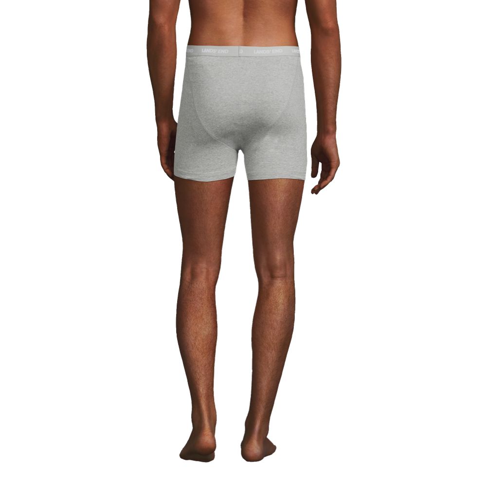 Calvin Klein Men's 100% Cotton Boxer Briefs, Black, White, Grey Heather, S  at  Men's Clothing store