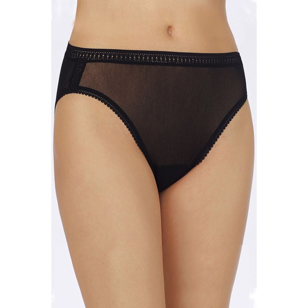 Signature Lace High Cut Brief Black