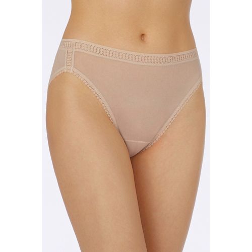 Lands' End Women's Comfort Knit Mid Rise High Cut Brief Underwear - 2 Pack  - Small - Clay Bisque 2pk : Target