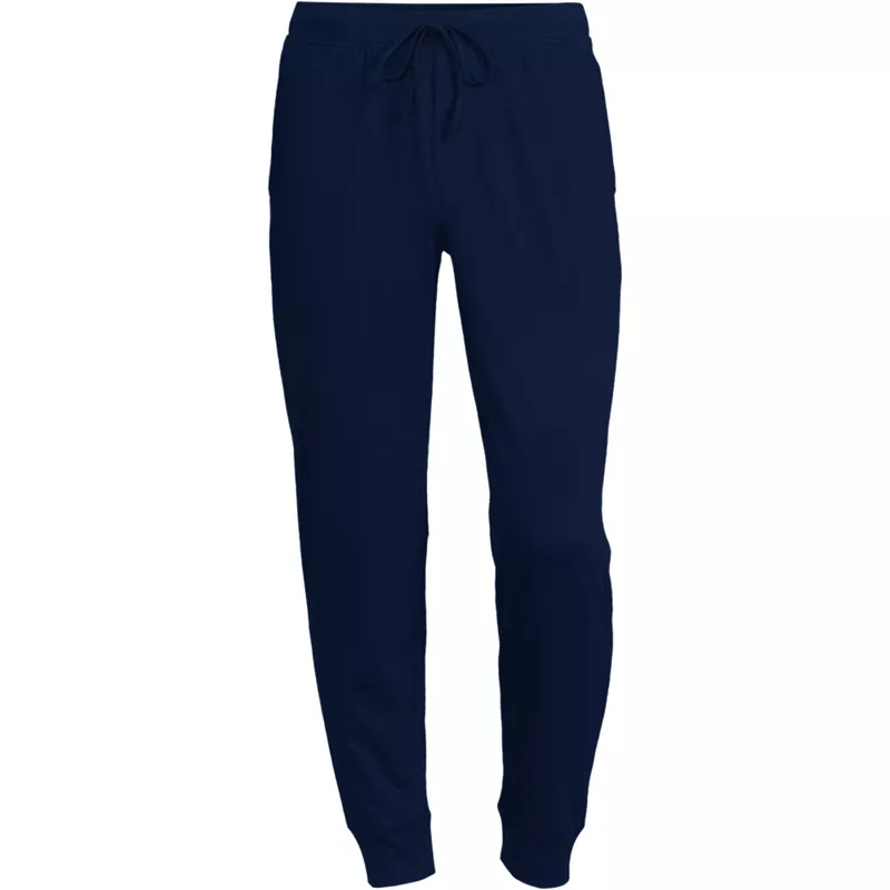 Men's Big Knit Jersey Sleep Pajama Jogger, Front
