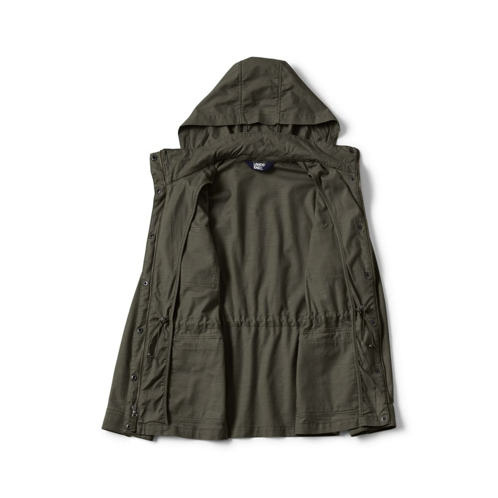 Women's cotton hooded discount jacket