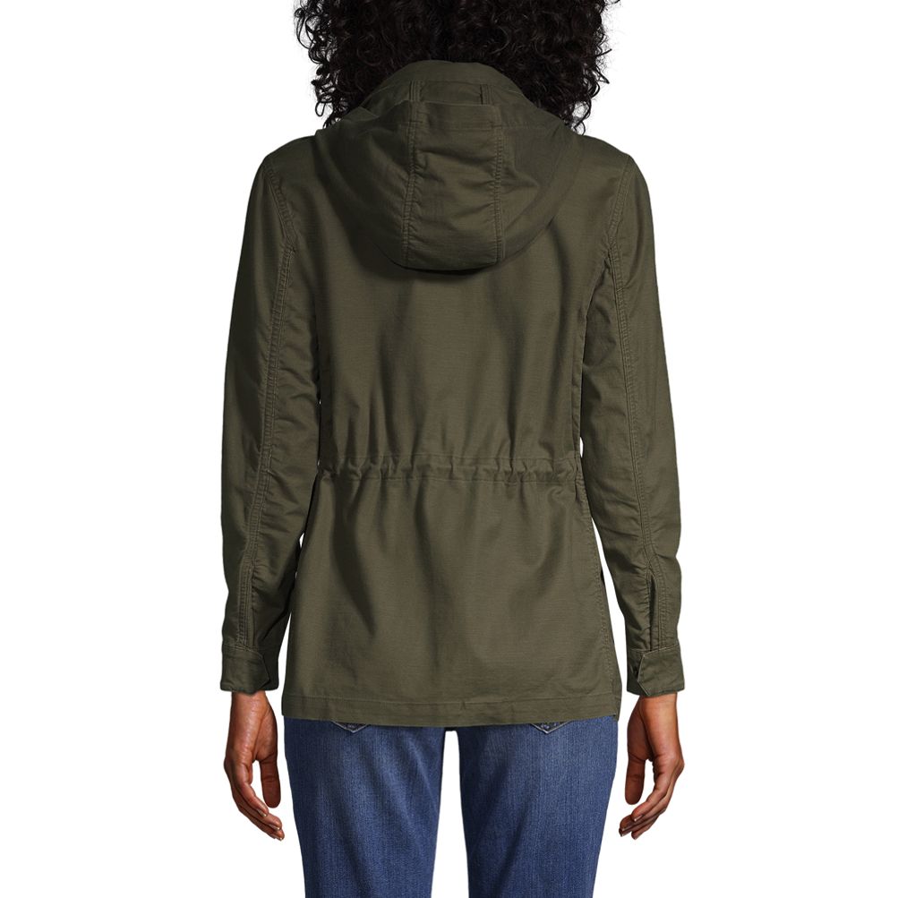 Women's cotton best sale hooded jacket