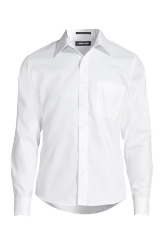 Signature Cotton Knit Long-Sleeve Button-Down Collar Button-Cuff