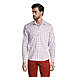 Men's Untucked Traditional Fit Straight Collar No Iron Pinpoint Shirt, Front