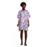 Women's Cotton Poplin Button Down Kaftan Shirt Dress Swim Cover-up, Front