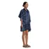 Women's Petite Cotton Poplin Button Down Kaftan Shirt Dress Swim Cover-up Print, alternative image