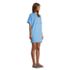 Women's Terry V-neck Short Sleeve Hooded Swim Cover-up Dress with Pocket, alternative image