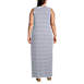 Women's Plus Size Cotton Jersey Sleeveless Swim Cover-up Maxi Dress, Back