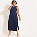 Women's Plus Size Cotton Jersey Sleeveless Swim Cover-up Maxi Dress, alternative image