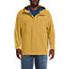 Men's Big Waterproof Hooded Packable Rain Jacket, Front
