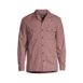 Men's Traditional Fit Textured Camp Collar Long Sleeve Shirt, Front